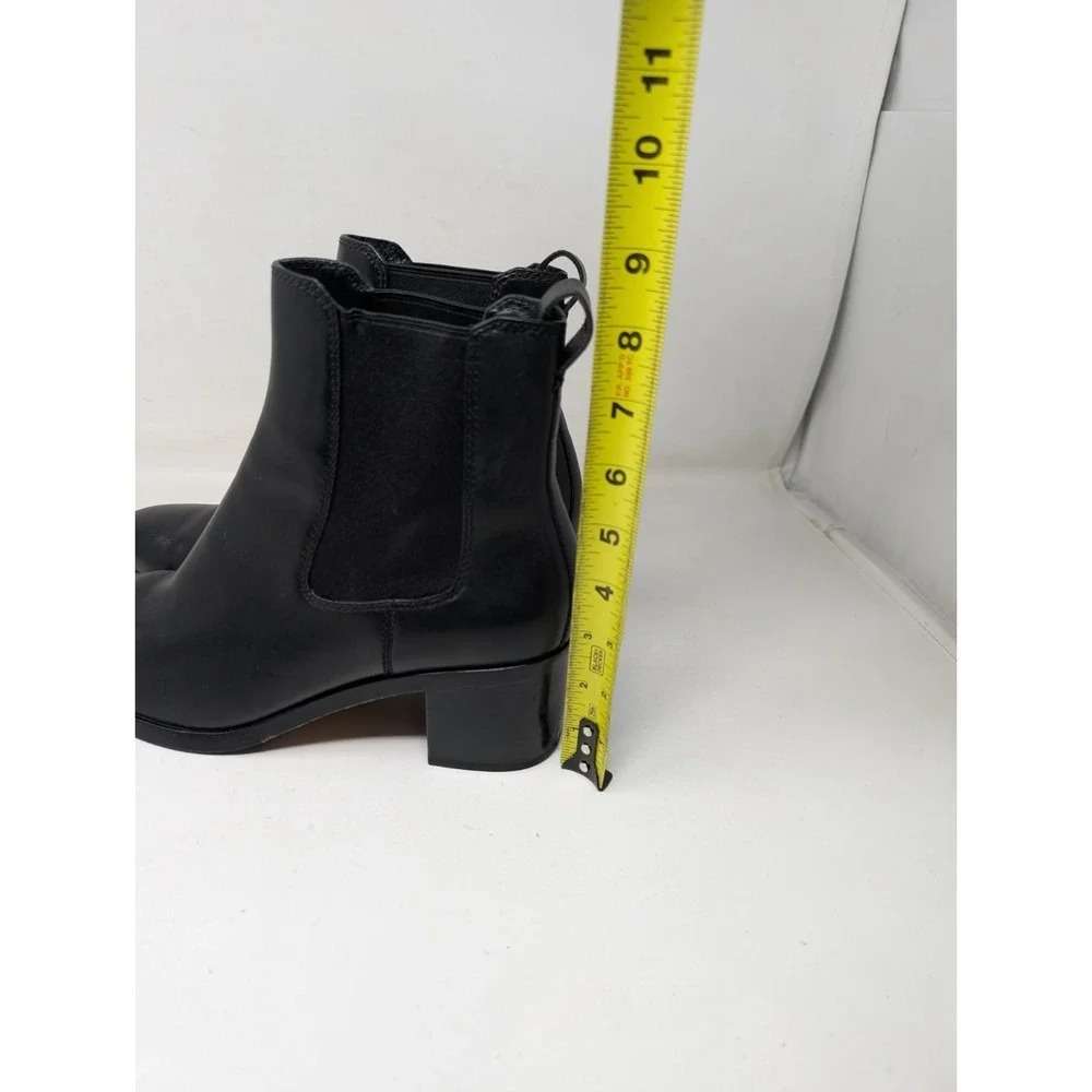 Rag & Bone Hazel Black Leather Chelsea Ankle Boots‎  Women's Size 41 / US 10.5